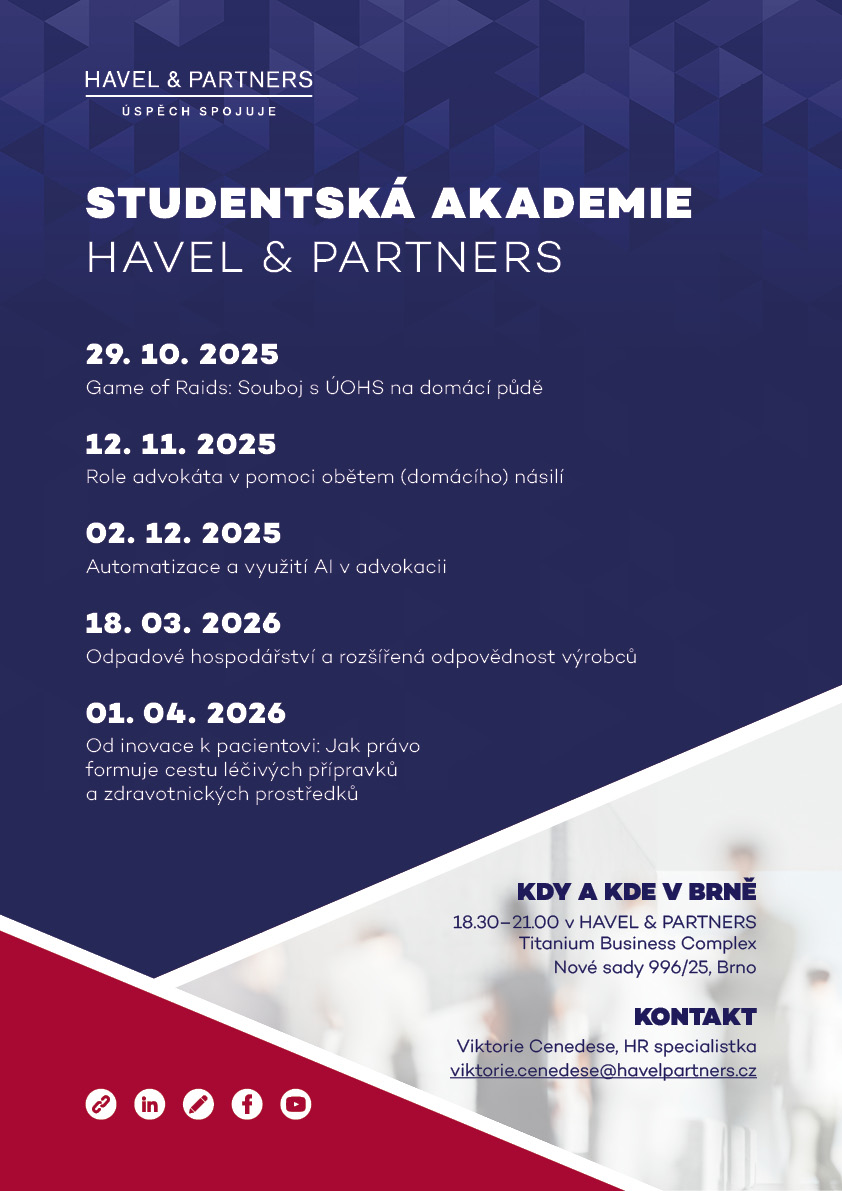 Studentská akademie HAVEL & PARTNERS